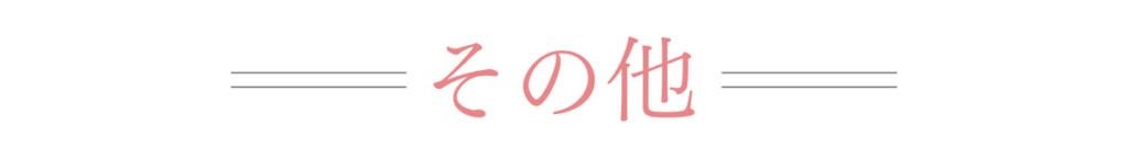 その他